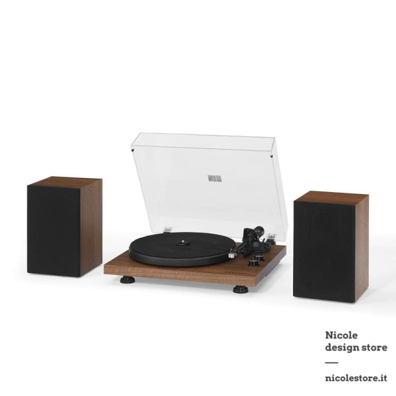 Crosley C62 Walnut Sistema Giradischi Bluetooth con Casse di Crosley