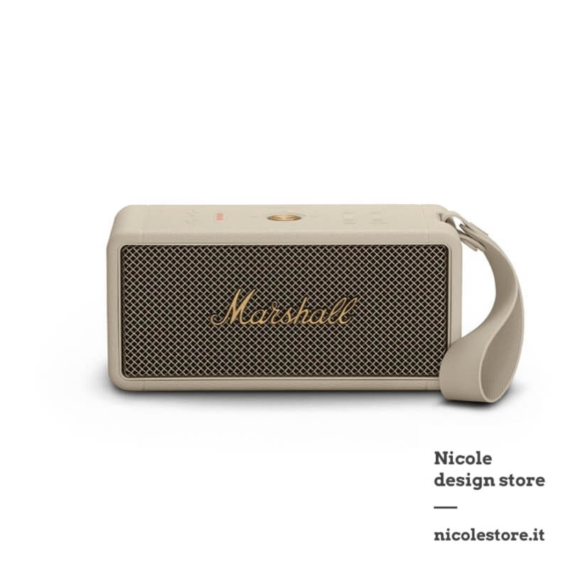 Marshall Middleton Cream  speaker Bluetooth portatile IP67 crema