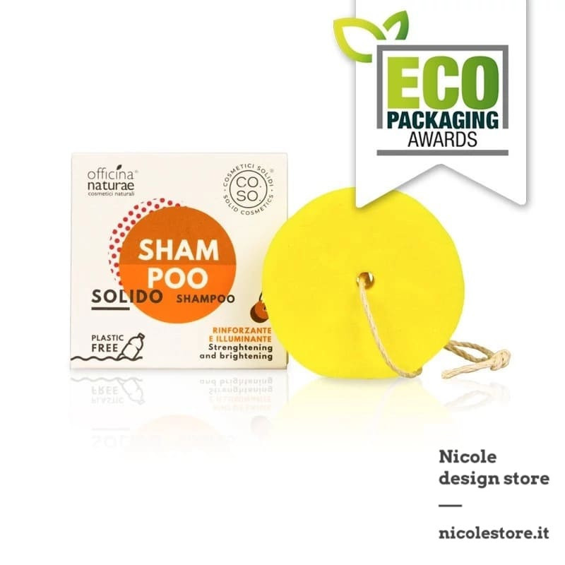 Officina Naturae strengthening and brightening solid shampoo CO.SO. 64 g Officina Naturae strengthening and brightening solid shampoo CO.SO. 64 g