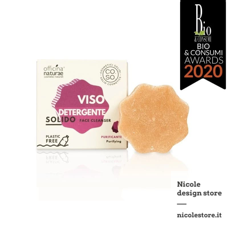 Officina Naturae detergente viso solido purificante CO.SO. 50 g Officina Naturae detergente viso solido purificante CO.SO. 50 g