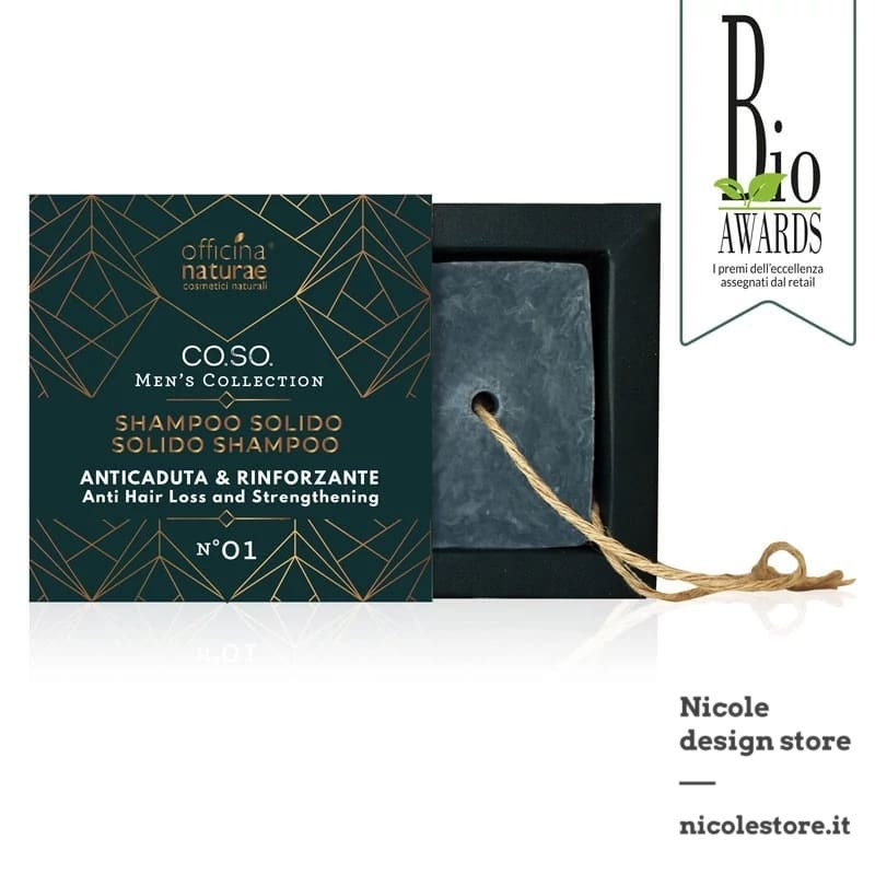 Officina Naturae anti hair loss and strengthening solid shampoo N°01 50 g Officina Naturae anti hair loss and strengthening solid shampoo N°01 50 g