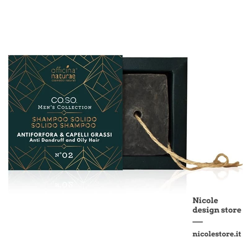 Officina Naturae anti dandruff and oily hair solid shampoo N°02 50 g Officina Naturae anti dandruff and oily hair solid shampoo N°02 50 g
