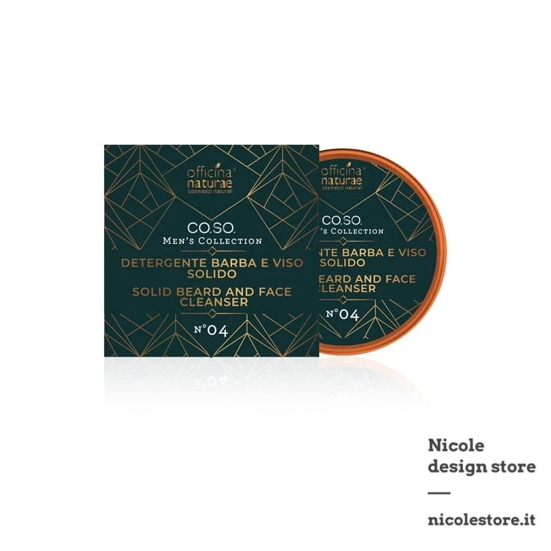 Officina Naturae solid beard and face cleanser N°04 40 g Officina Naturae solid beard and face cleanser N°04 40 g