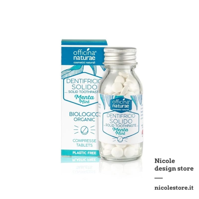 Officina Naturae dentifricio in pastiglie menta Oral Care 115 pz Officina Naturae dentifricio in pastiglie menta Oral Care 115 pz
