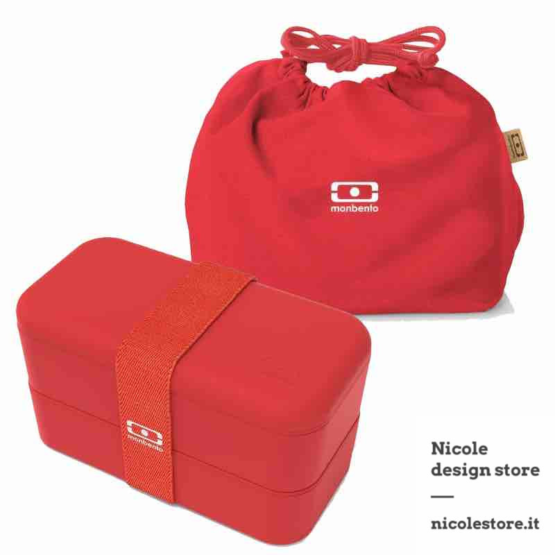 Monbento set MB Original and MB Pochette red Podium