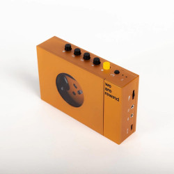 we are rewind Serge orange cassette player