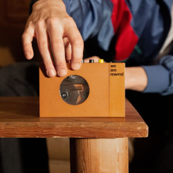 we are rewind Serge orange cassette player