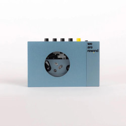 we are rewind Kurt blue cassette player