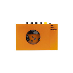 we are rewind Serge orange cassette player