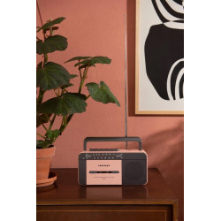 Crosley CT102 Cassette Player rose gold grey