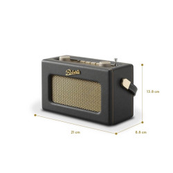 Roberts Radio Revival iStream 3L charcoal grey