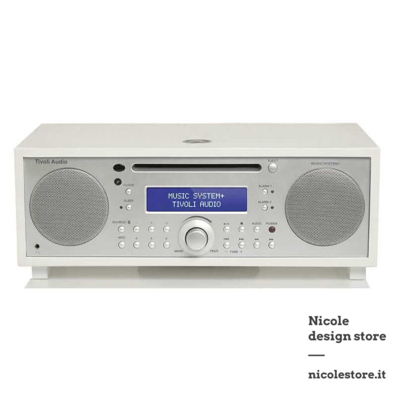 Tivoli Music System + white silver | bianco argento