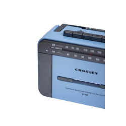 Crosley CT102 Cassette Player blue grey