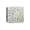 Marius Fabre large seasonal metal tin gift box to personalize Noël