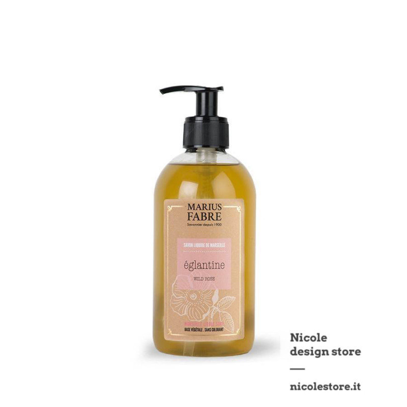 Marius Fabre 400 ml wild rose Marseille liquid soap Le Bien-être Marius Fabre 400 ml wild rose Marseille liquid soap Le Bien-être